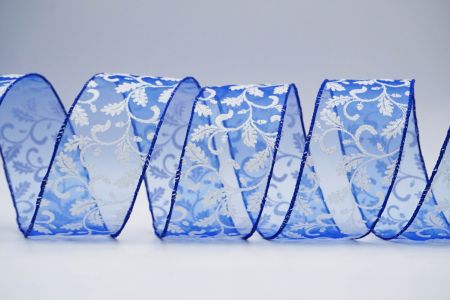Ruban filaire transparent à motifs tourbillons pailletés_KF7355GC-4-151_bleu